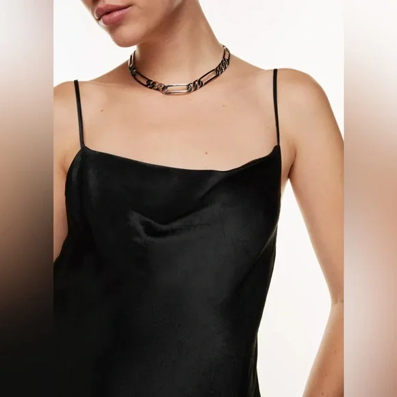 Aritzia - Babaton MODEL Mini Dress in BLACK - Picture 3 of 8